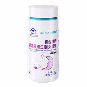 百合康牌褪黑素維生素B6膠囊